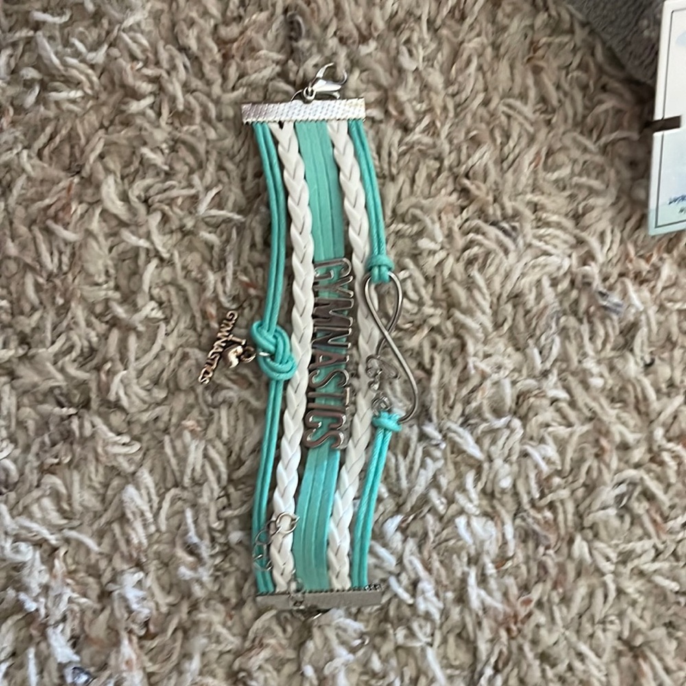 This is a gymnastics bracelet never worn